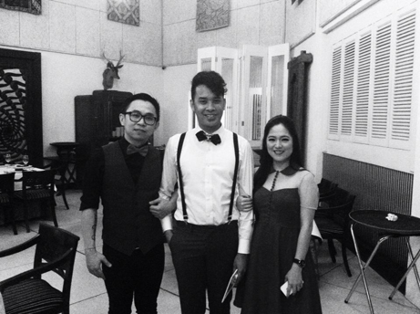 with the soon to be newlyweds, Ricky and Raisa